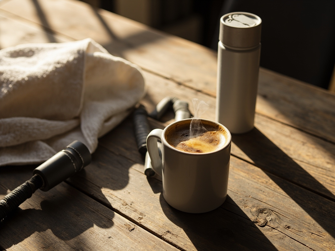 Como a cafeína age no organismo durante o exercício - imagem ilustrativa