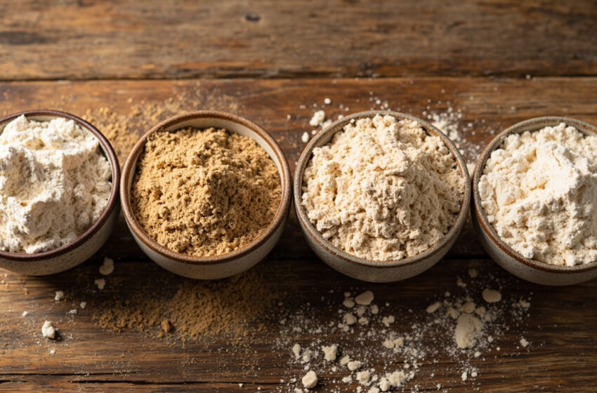  Farinha de trigo, integral, amêndoa e coco: comparativo completo