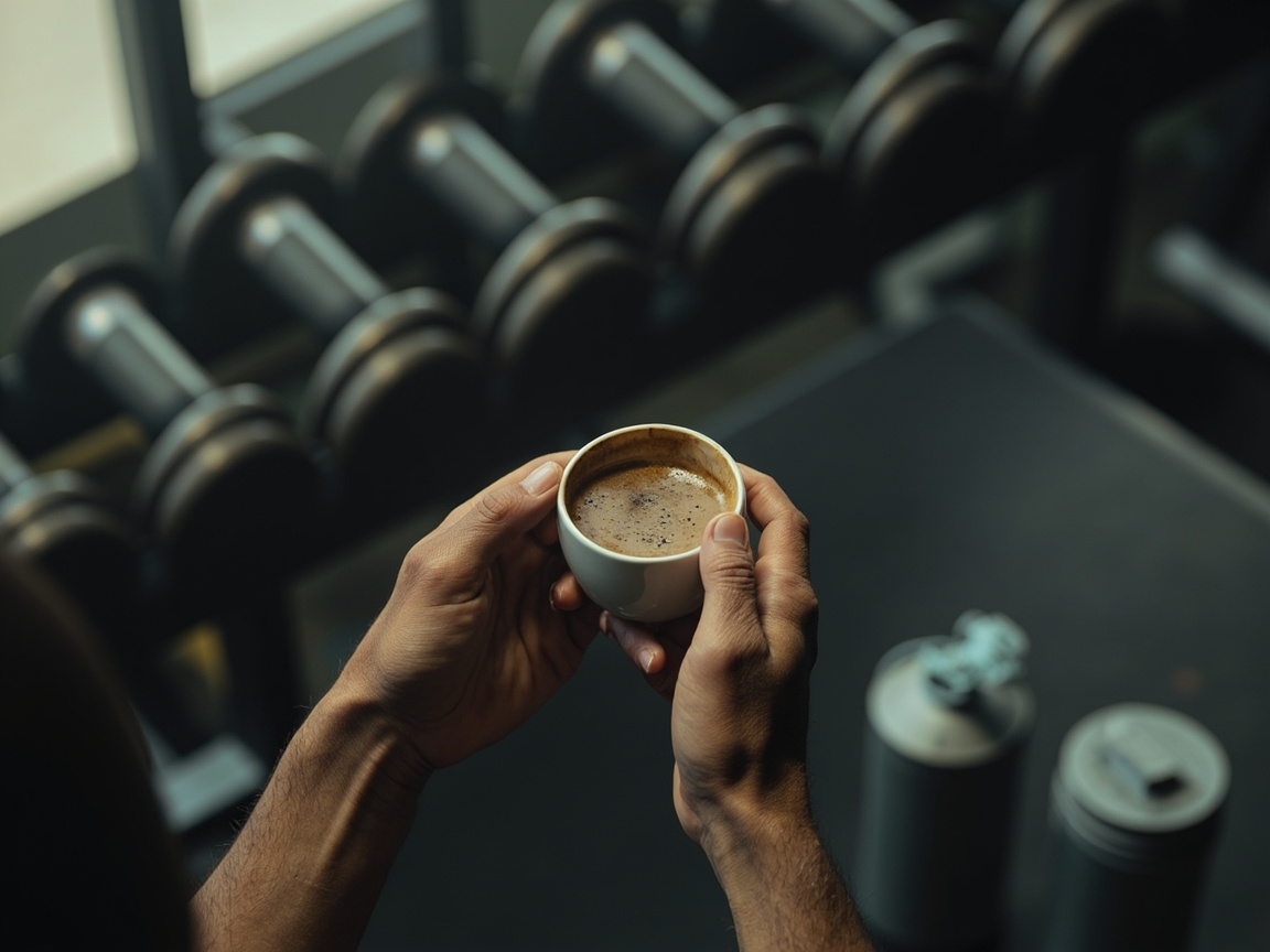O que é o café pré-treino - imagem ilustrativa