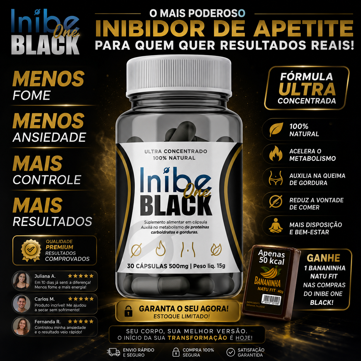 Comprar InibeBlack para emagrecer