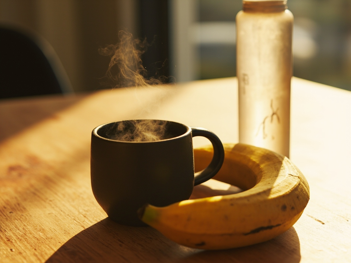 Como a cafeína age no corpo durante o treino - imagem ilustrativa